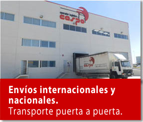 envíos internacionales y nacionales. transporte puerta a puerta.